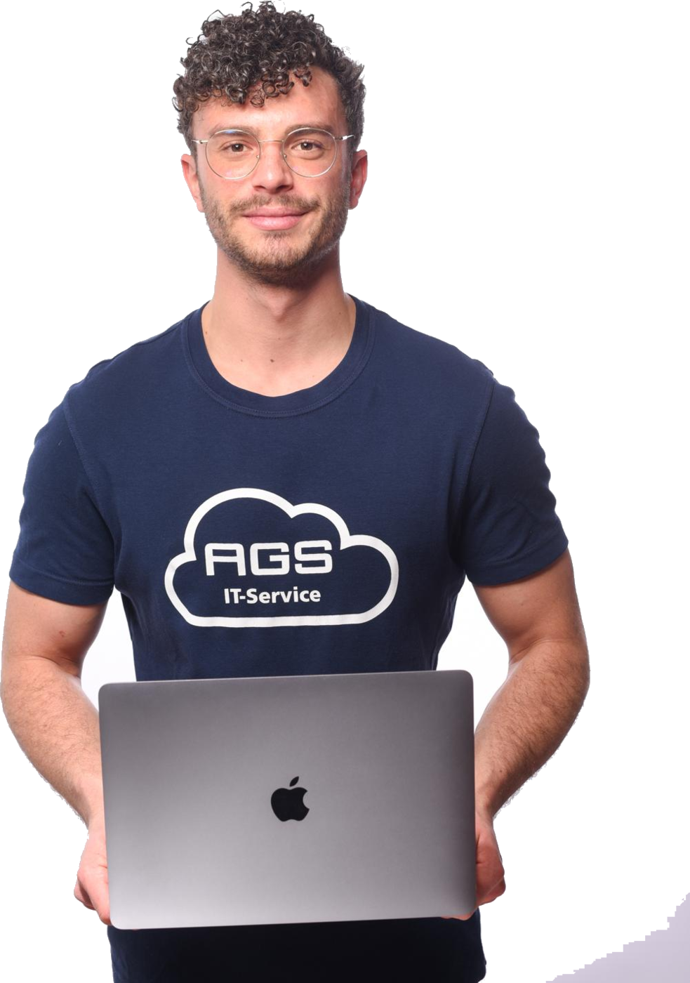 Mitarbeiter von AGS IT-Service bei der Störungsanalyse